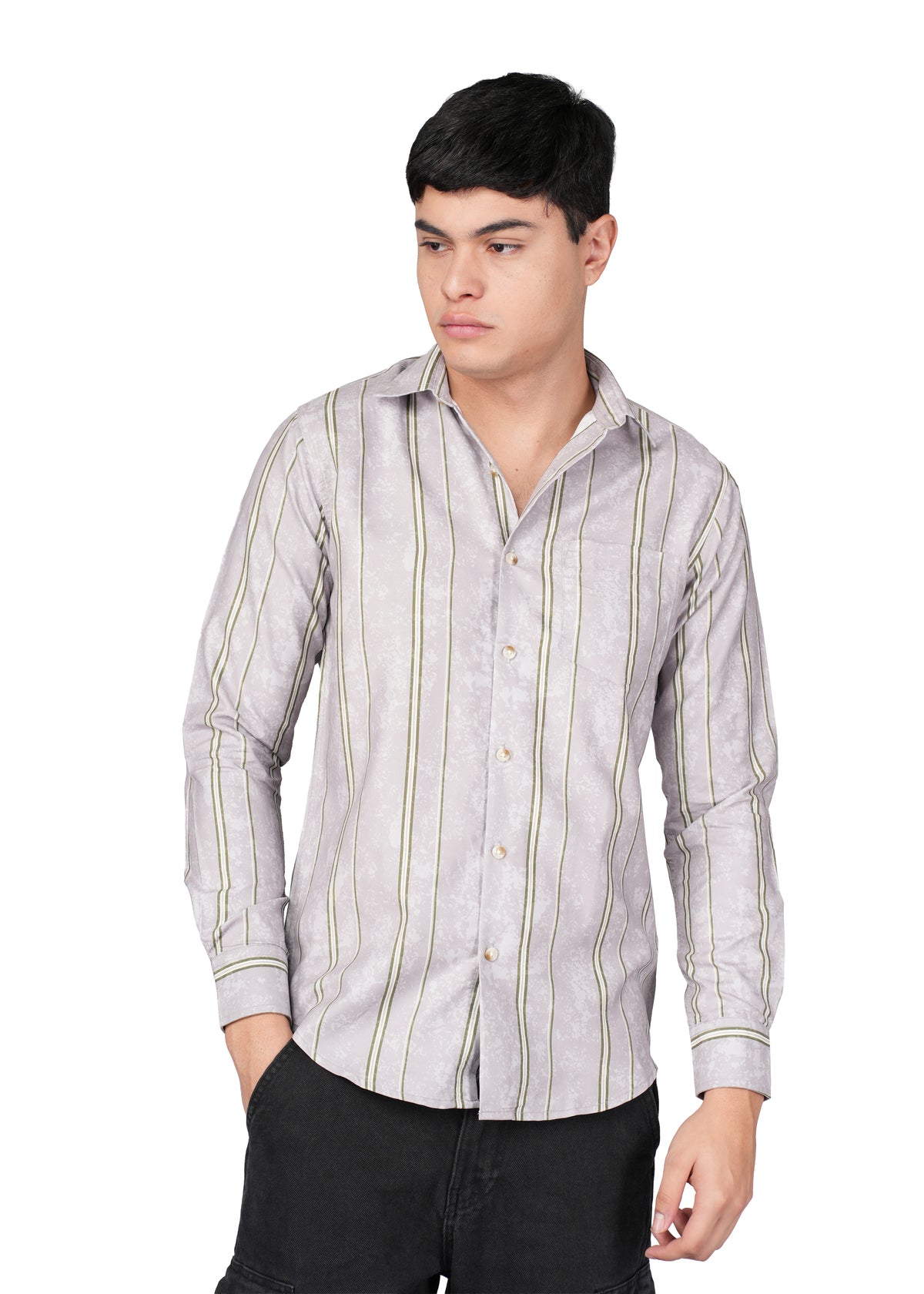 LIGHT GREY SMOKE STRIPE