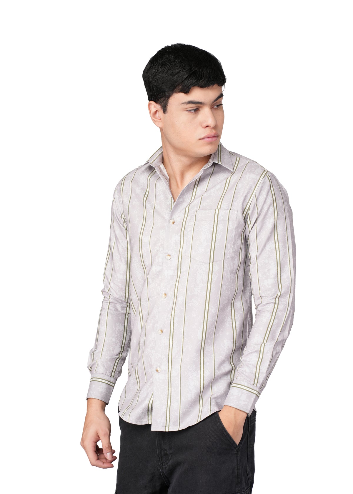 LIGHT GREY SMOKE STRIPE