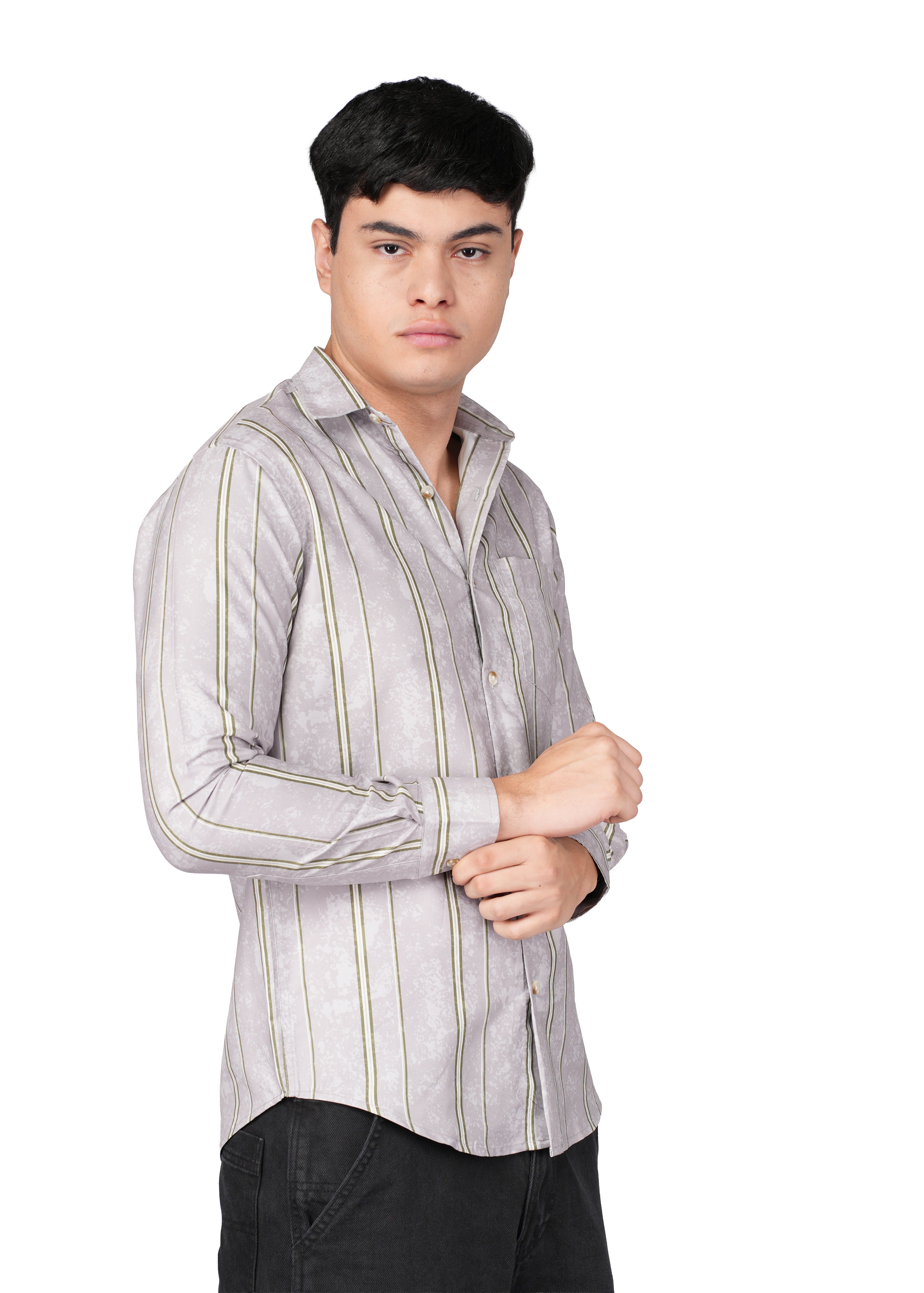 LIGHT GREY SMOKE STRIPE