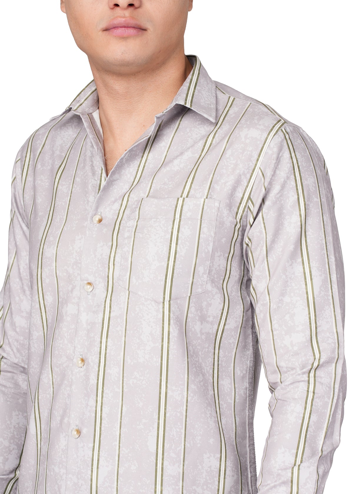 LIGHT GREY SMOKE STRIPE