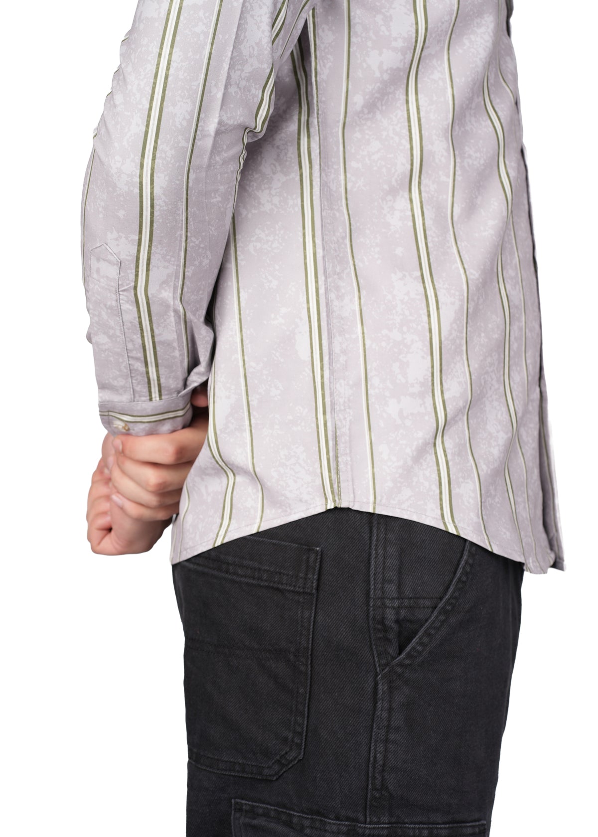 LIGHT GREY SMOKE STRIPE