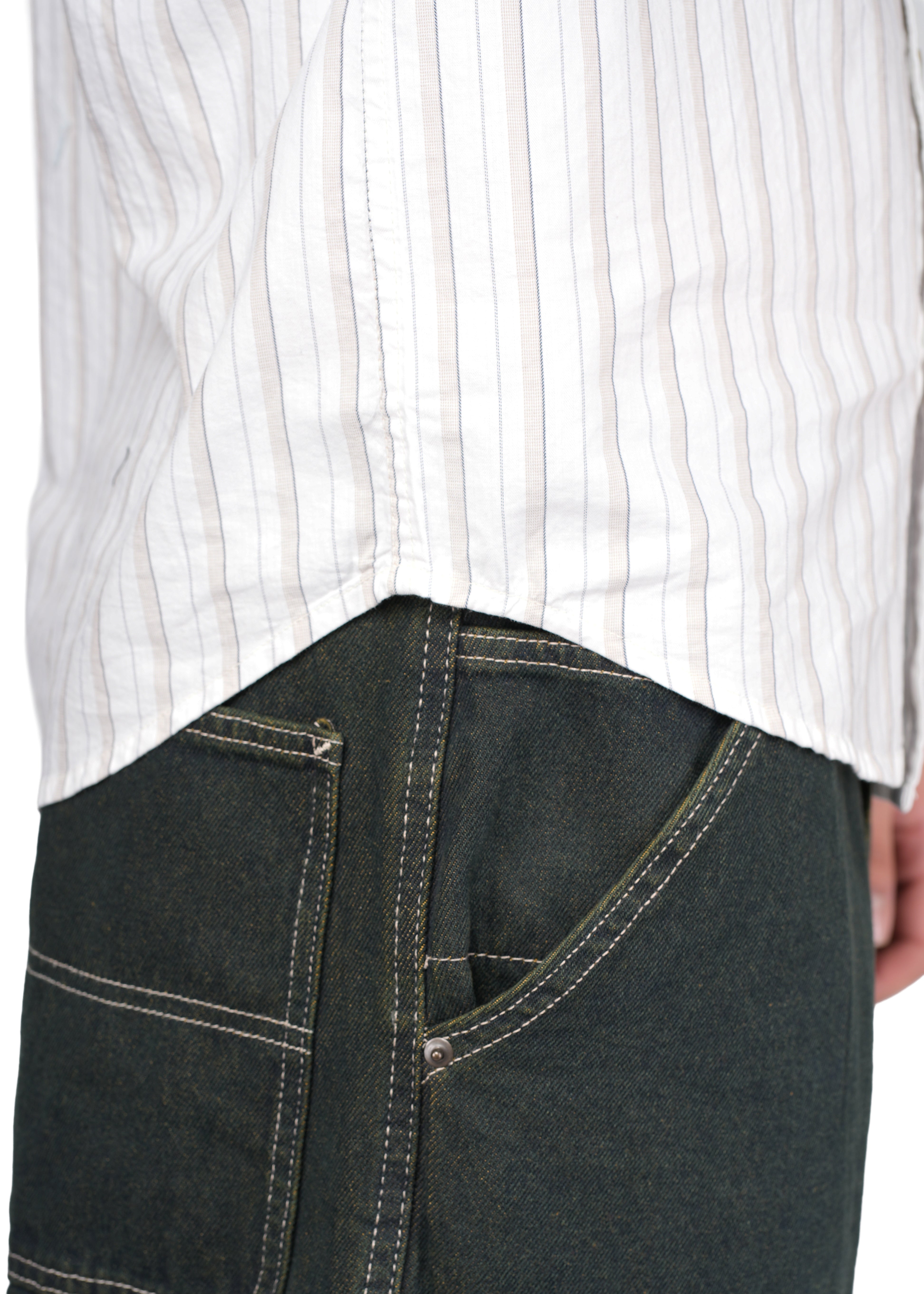 GREY N BROWN STRIPE