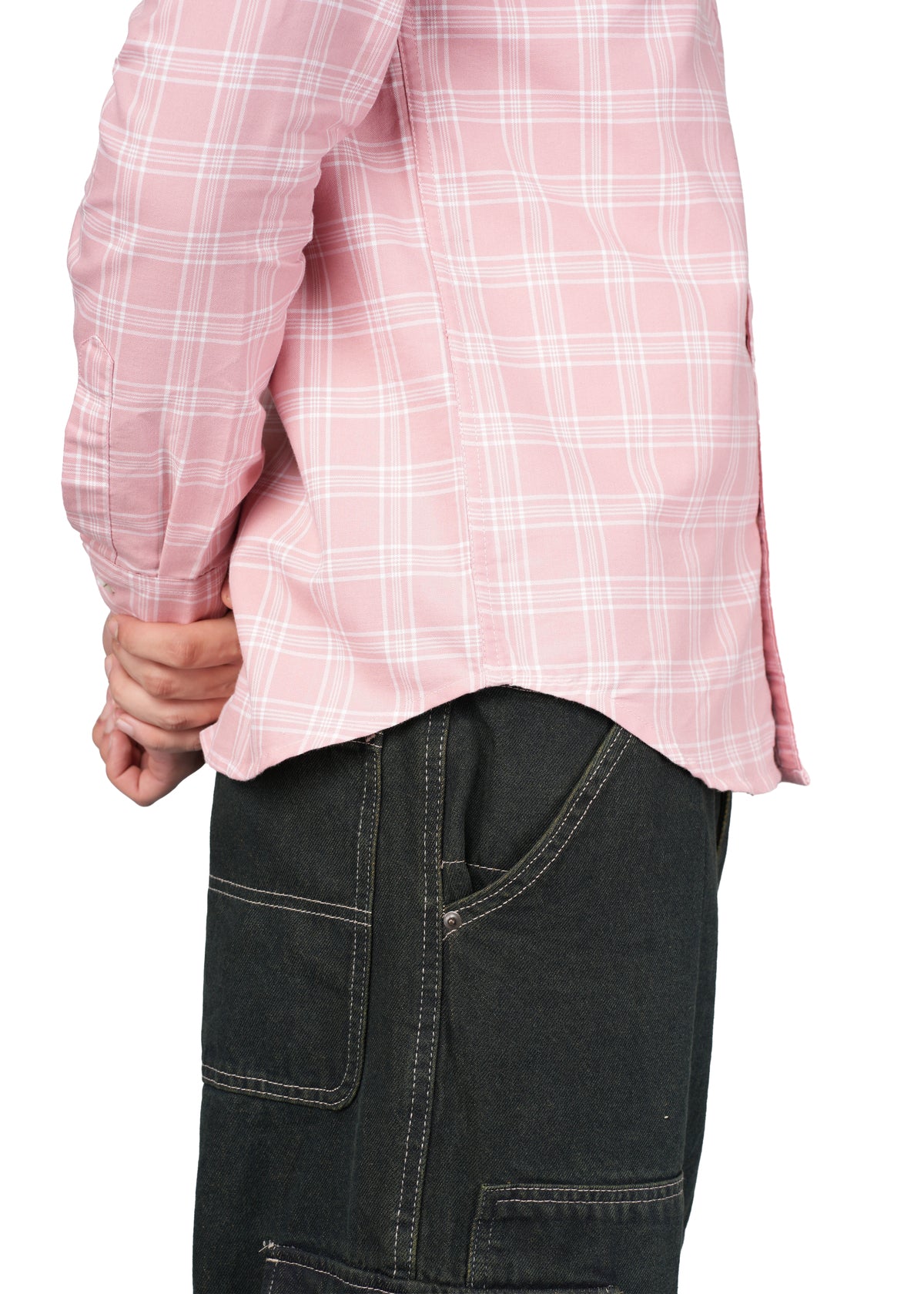 CASUAL PEACH CHECK