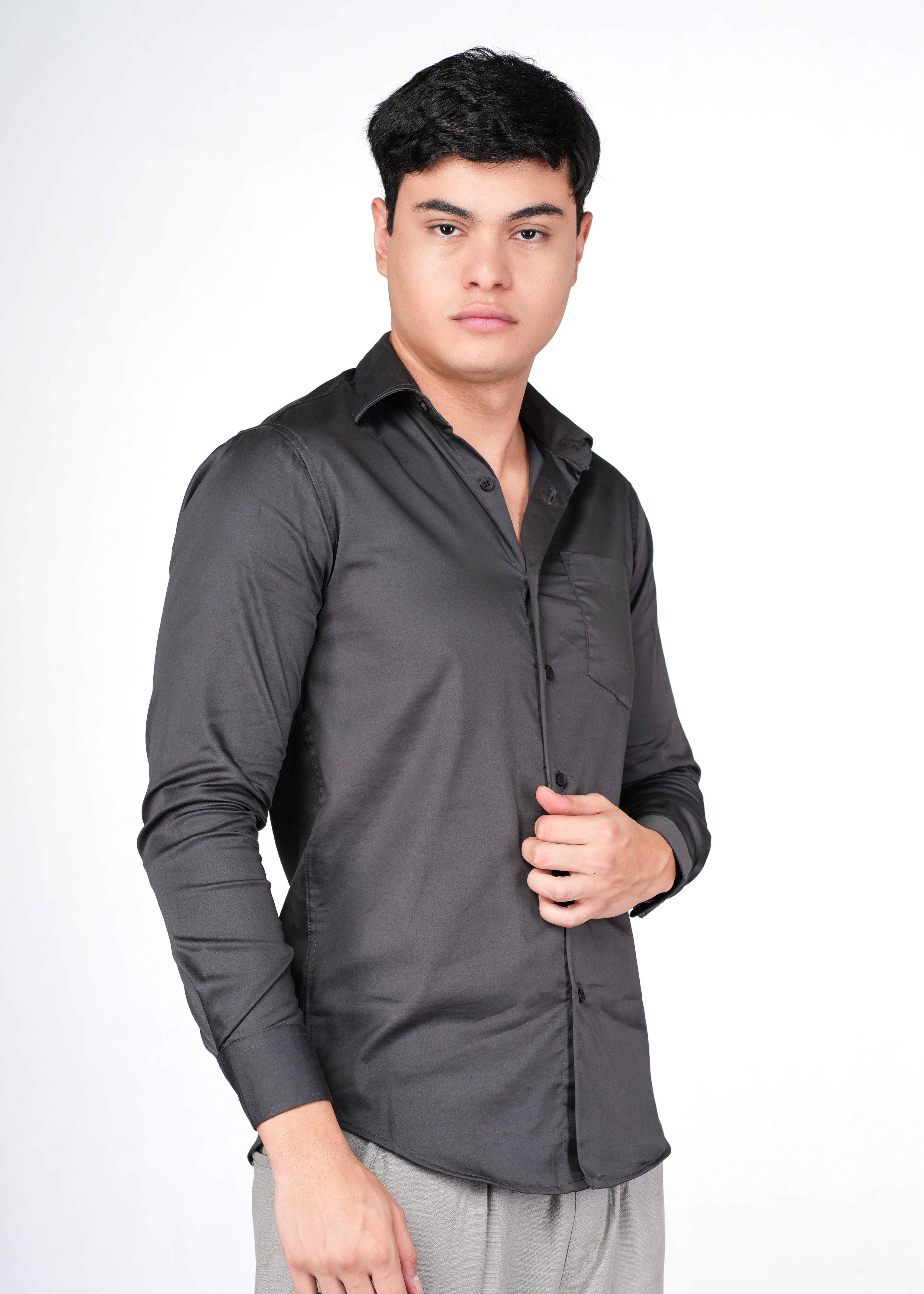 DARK GREY STAIN LYCRA