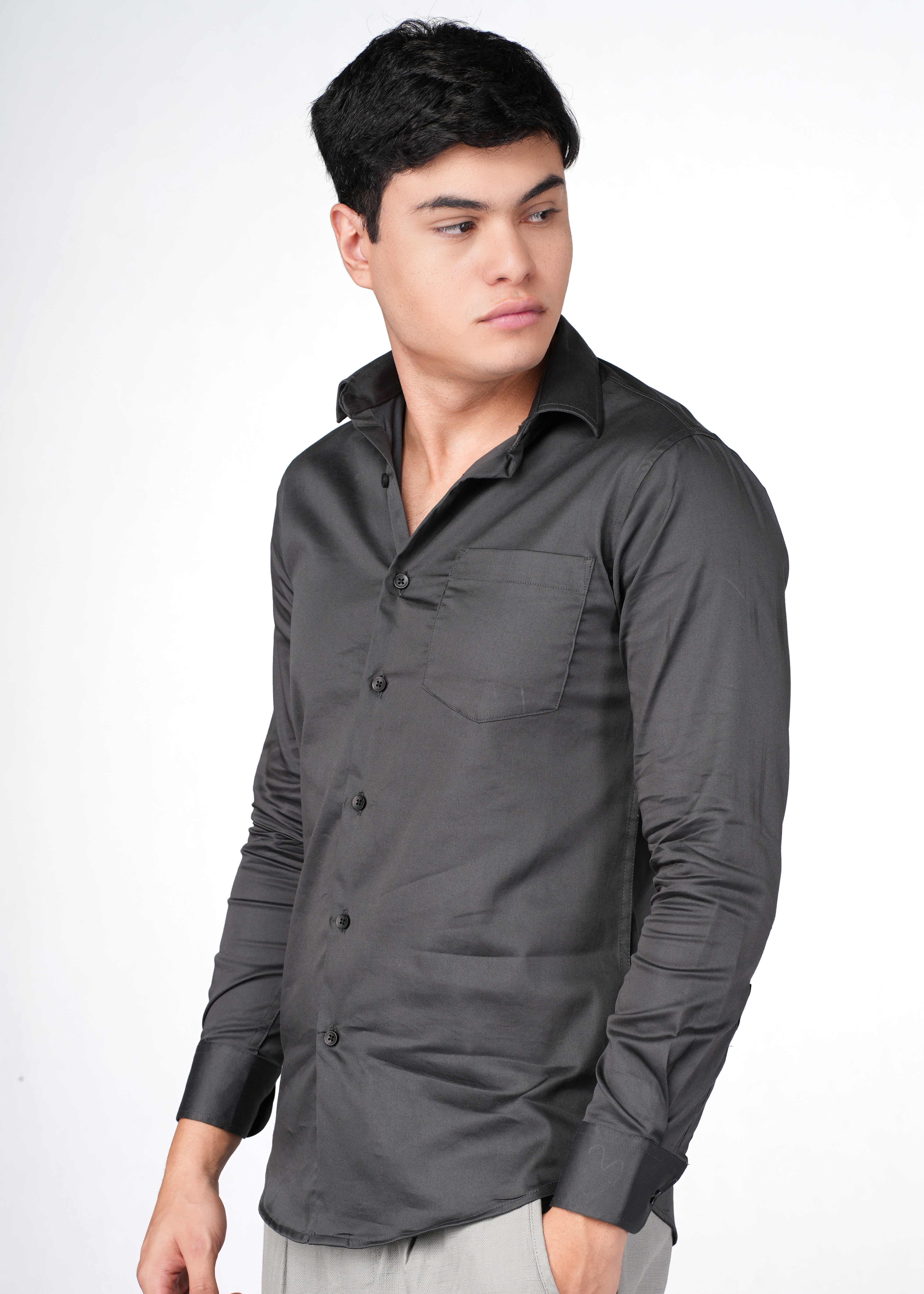 DARK GREY STAIN LYCRA