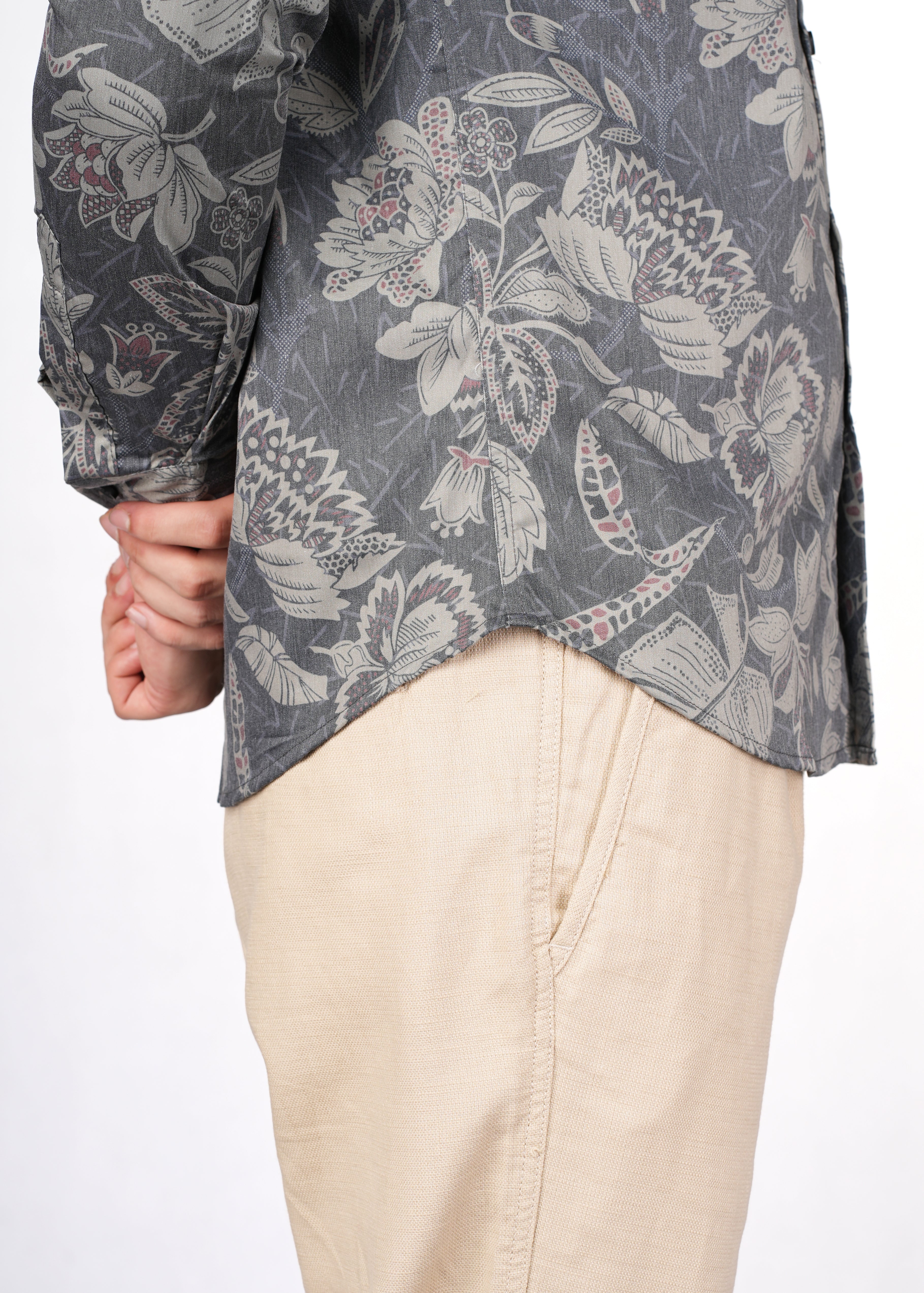 GREY FLORAL