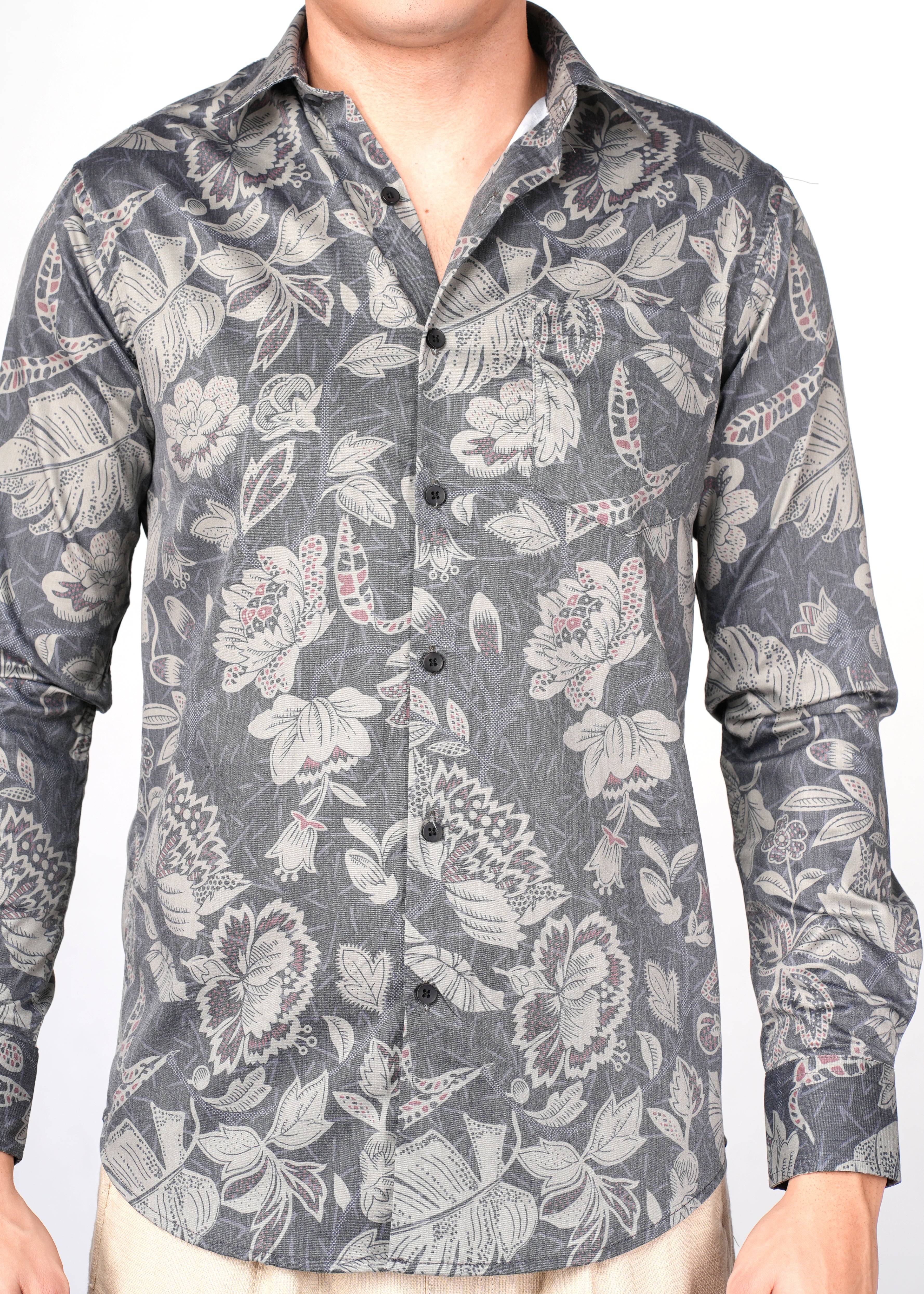 GREY FLORAL