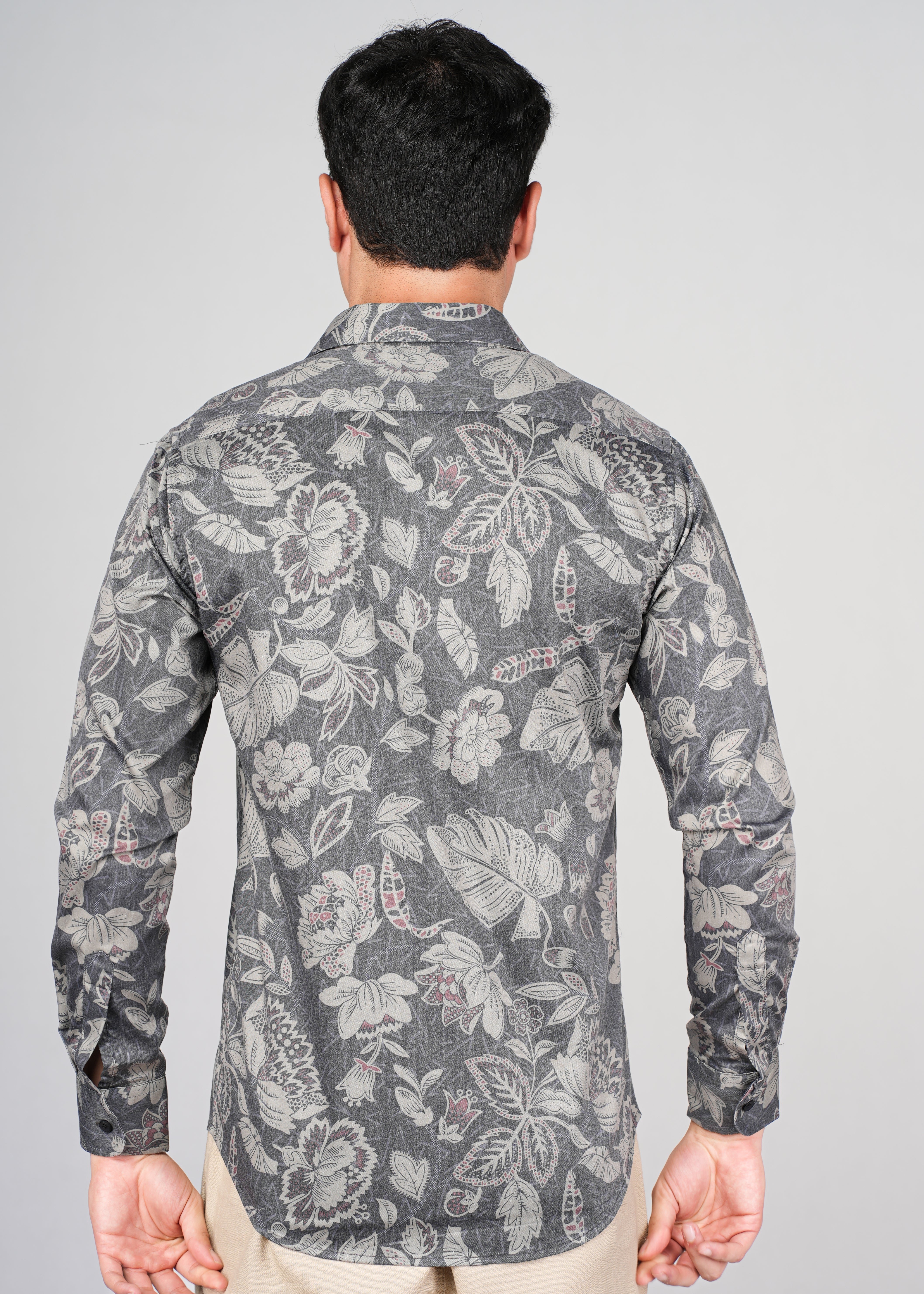 GREY FLORAL