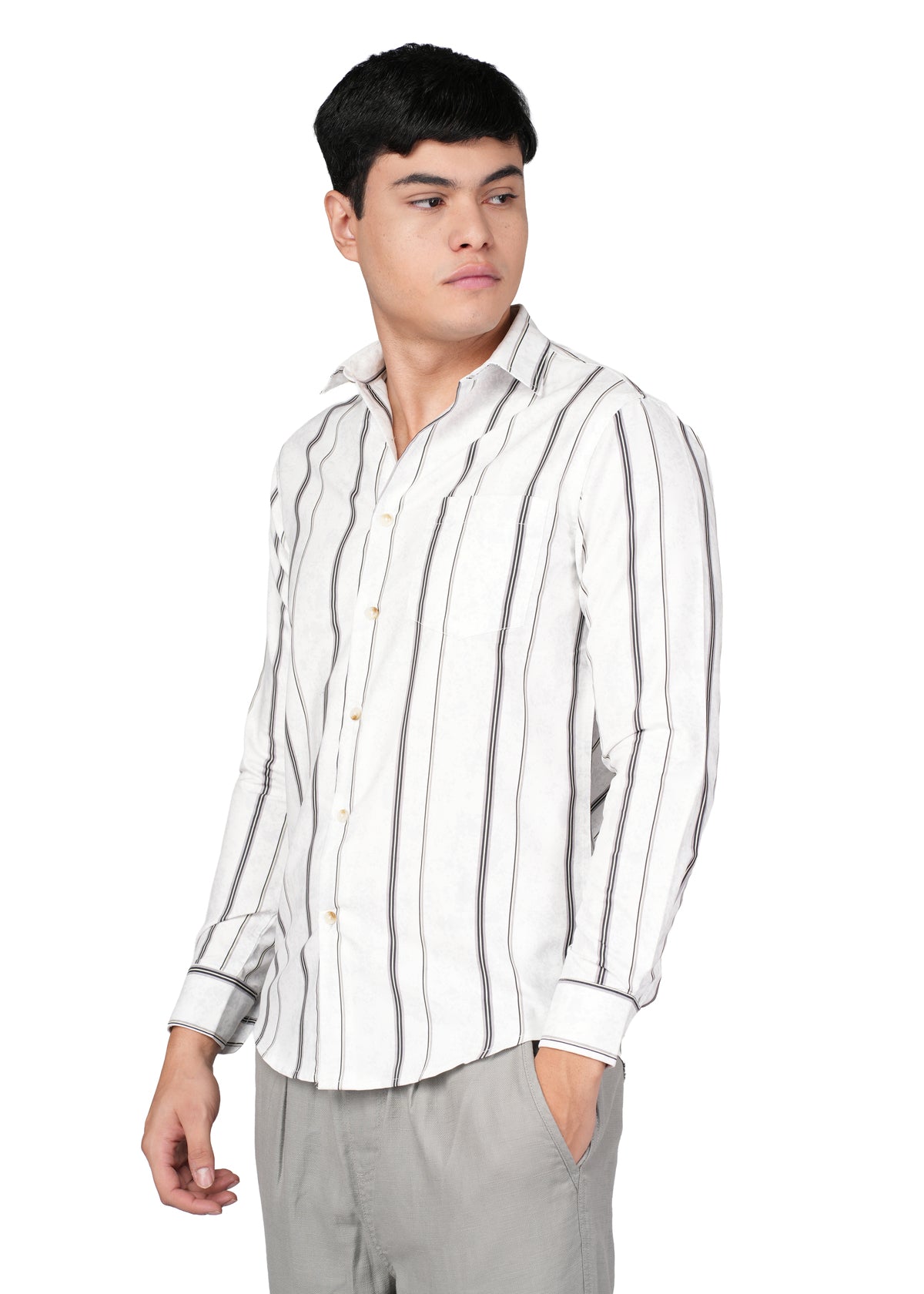 WHITE N BLUE SMOKE STRIPE