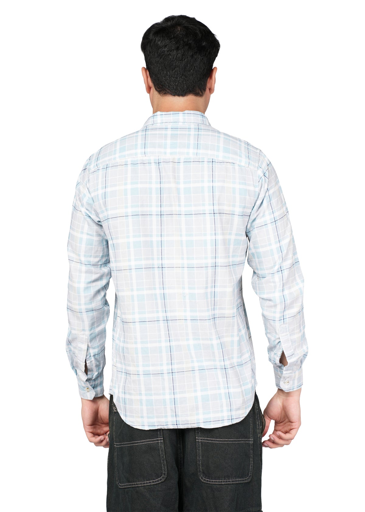 BLUE N WHITE CHECK