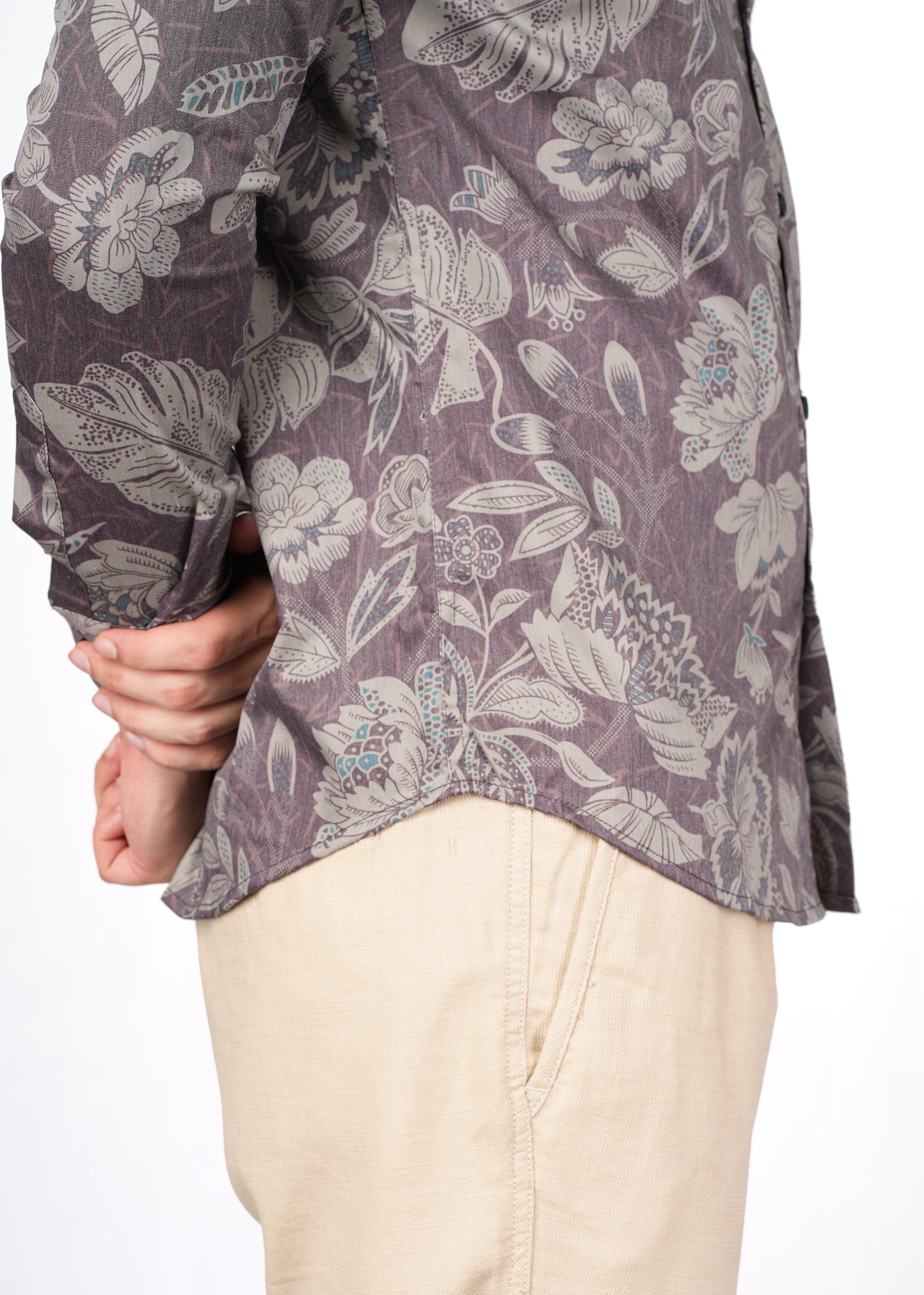 BROWN FLORAL